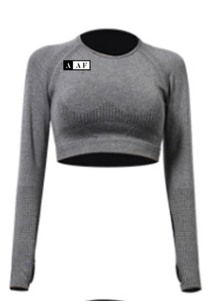 Long Sleeve Grey Top