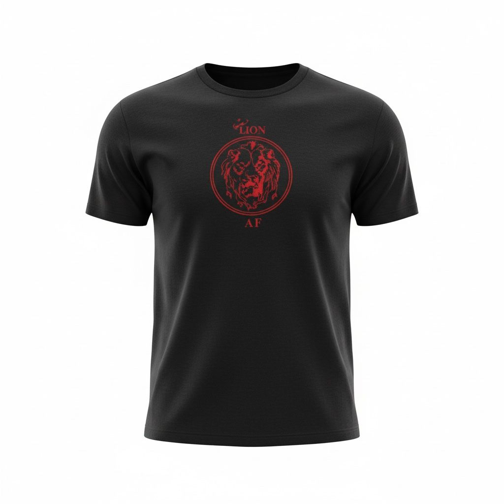 Red lion Black Tee
