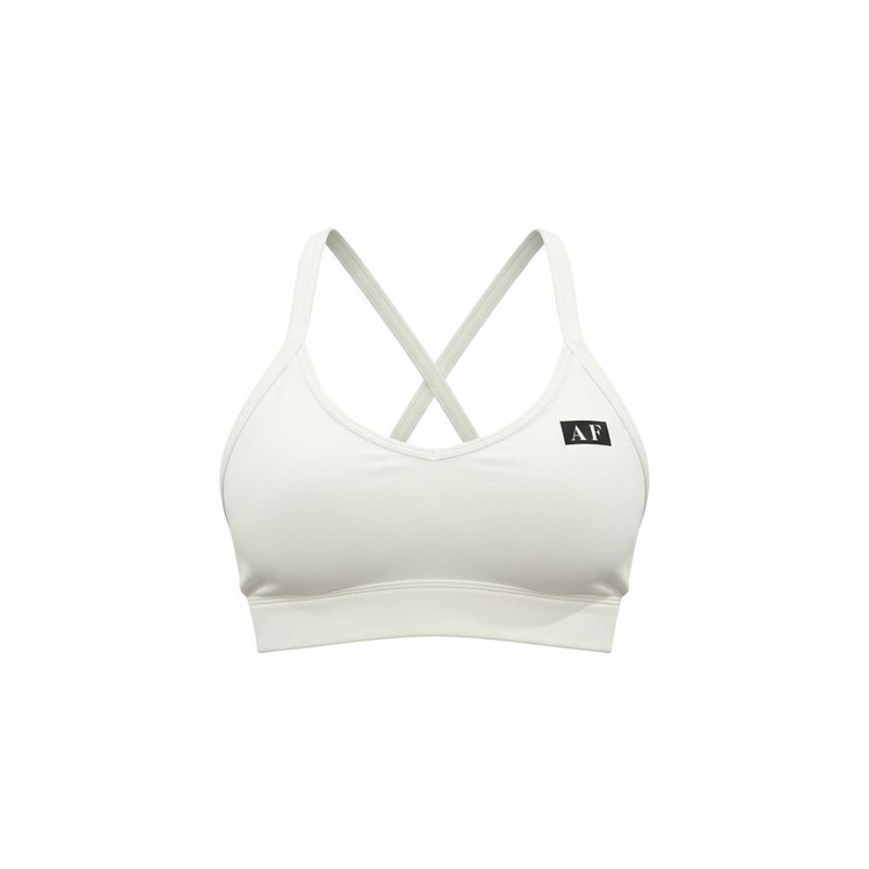 AF White Sports Bra