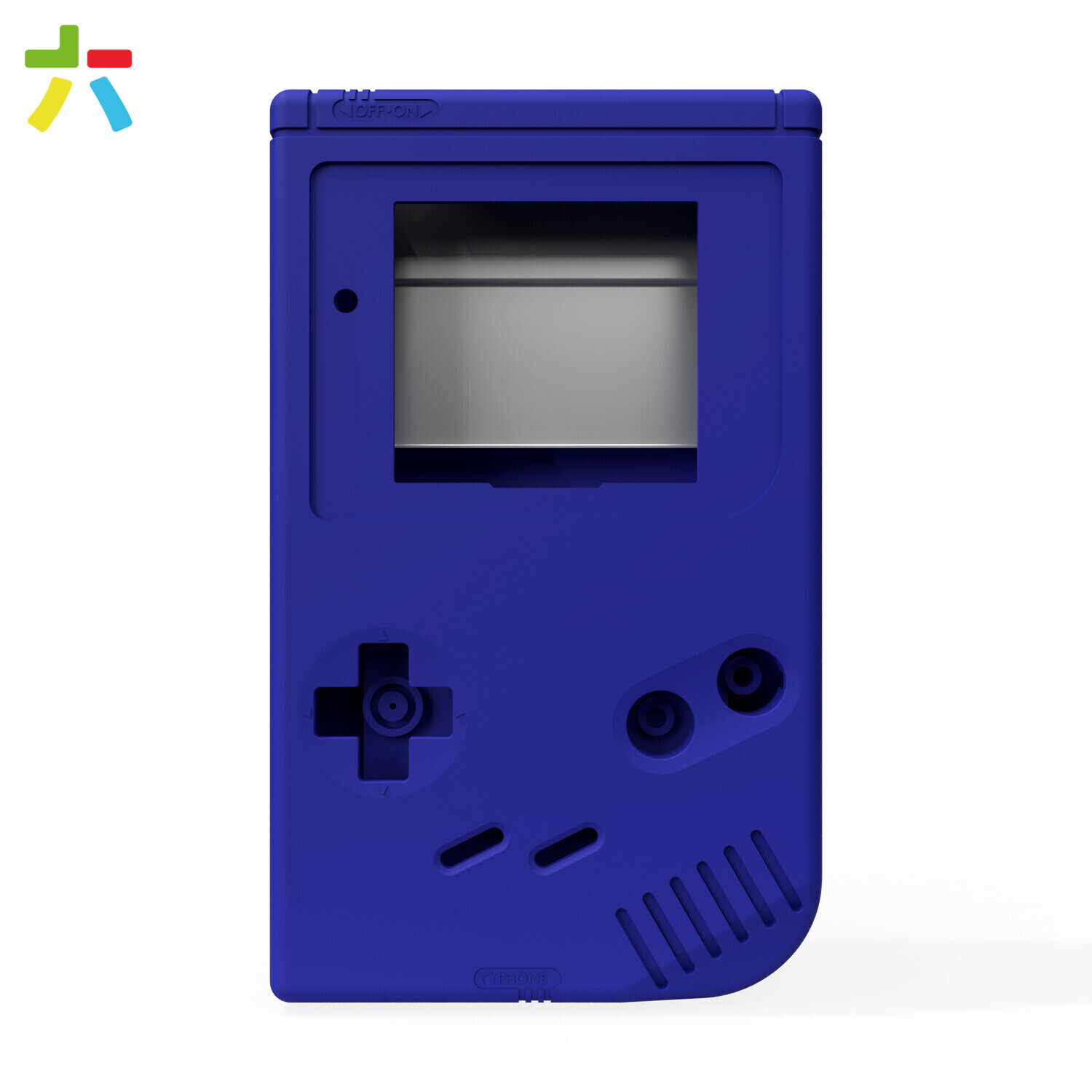 Game Boy Original Shell Kit (Solid Blue)