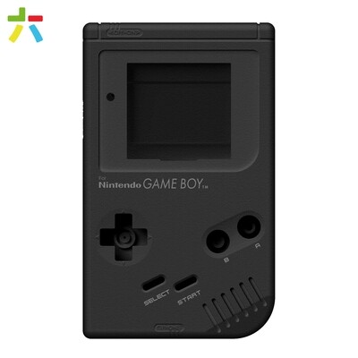 Game Boy Original Shell Kit (Matt Black - Soft Touch)