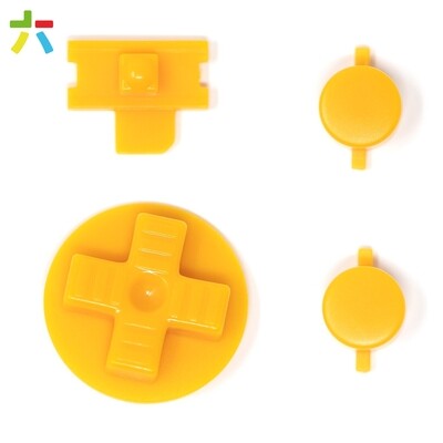 Game Boy Original Buttons (Solid Yellow)