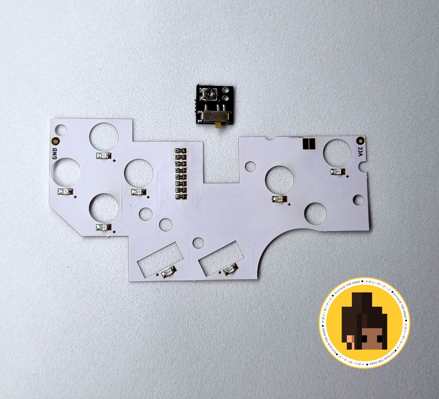 Game Boy Original LED Board (White)