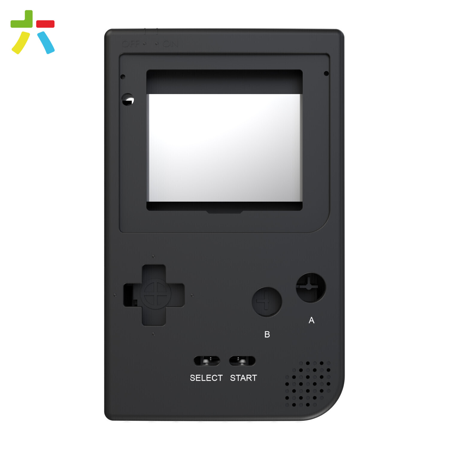 Game Boy Pocket Shell (Matt Black - Soft Touch)
