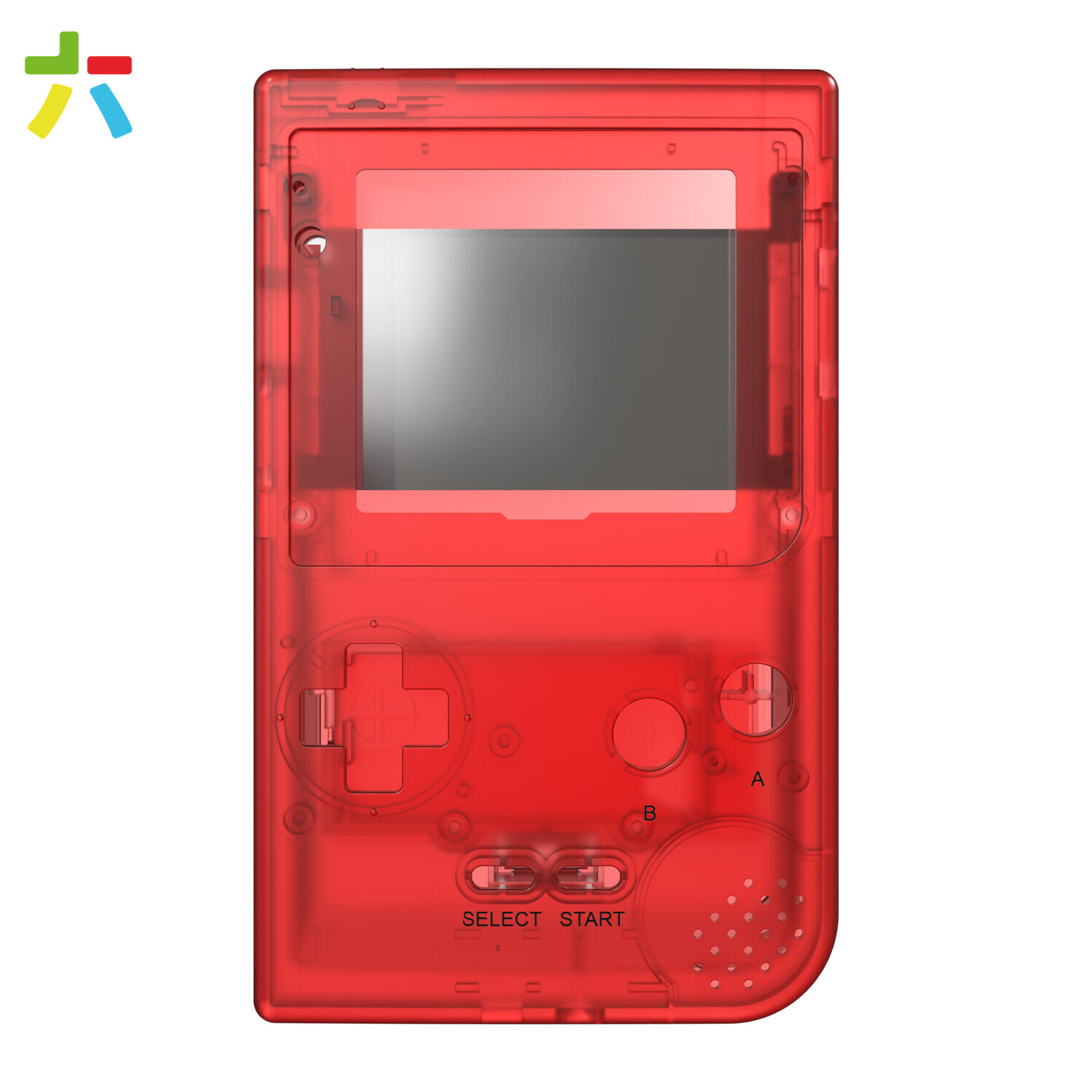 Game Boy Pocket Shell (Clear Red)