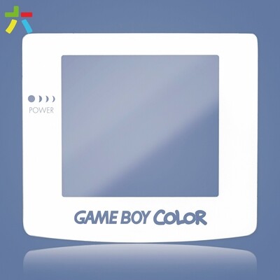 Game Boy Color Glass Lens (White Clear Text)
