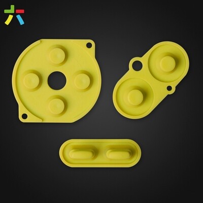 Game Boy Color Rubber Pads (Yellow)