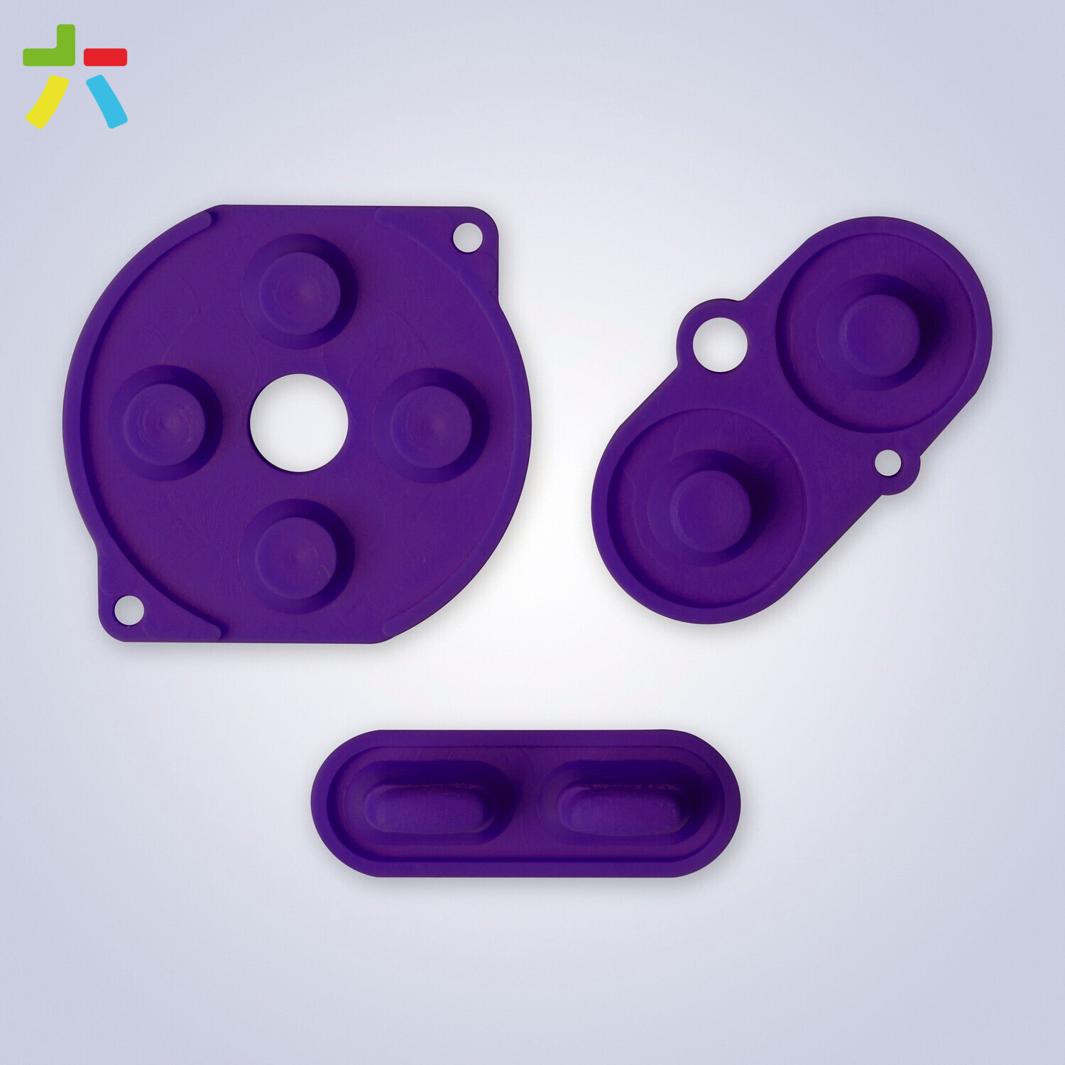Game Boy Color Rubber Pads (Purple)