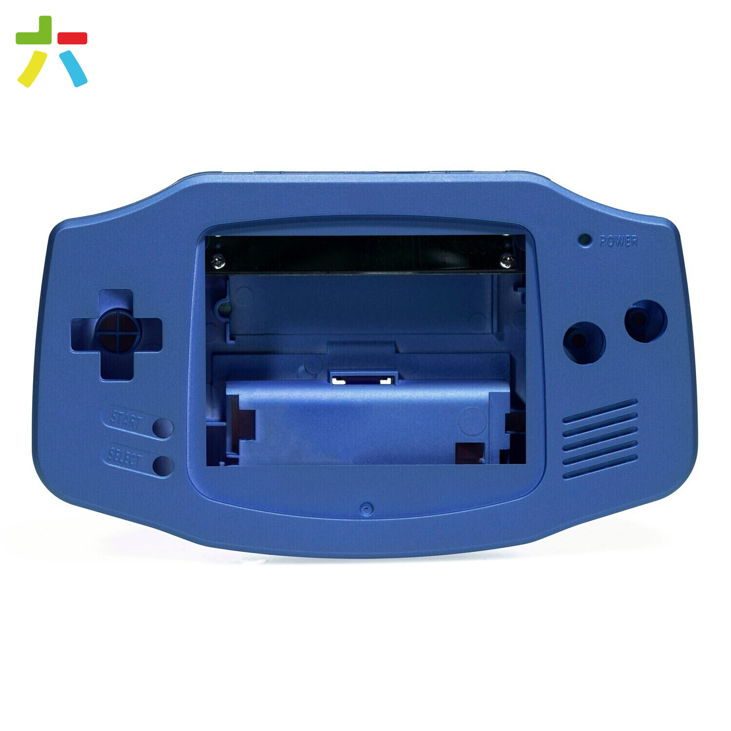 Game Boy Advance Shell (Pearl Blue - Soft Touch)