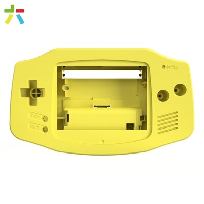 Game Boy Advance Shell (Pearl Yellow - Soft Touch)