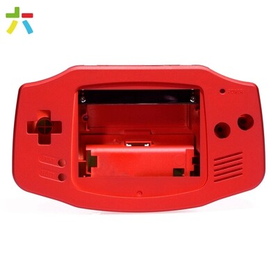 Game Boy Advance Shell (Pearl Red - Soft Touch)