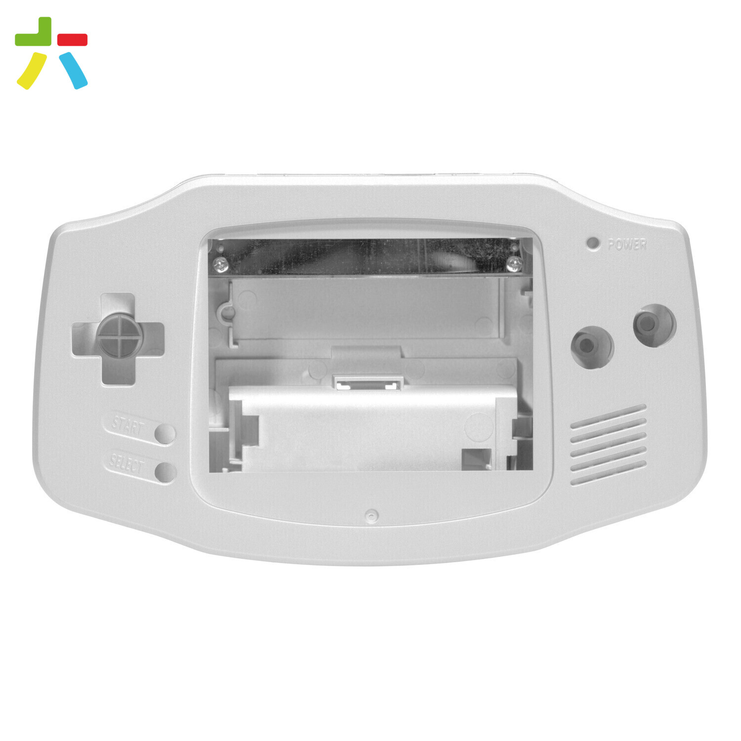 Game Boy Advance Shell (Pearl White - Soft Touch)
