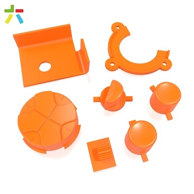 Game Gear Buttons (Solid Orange)