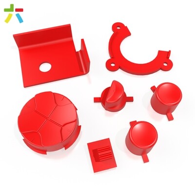 Game Gear Buttons (Solid Red)