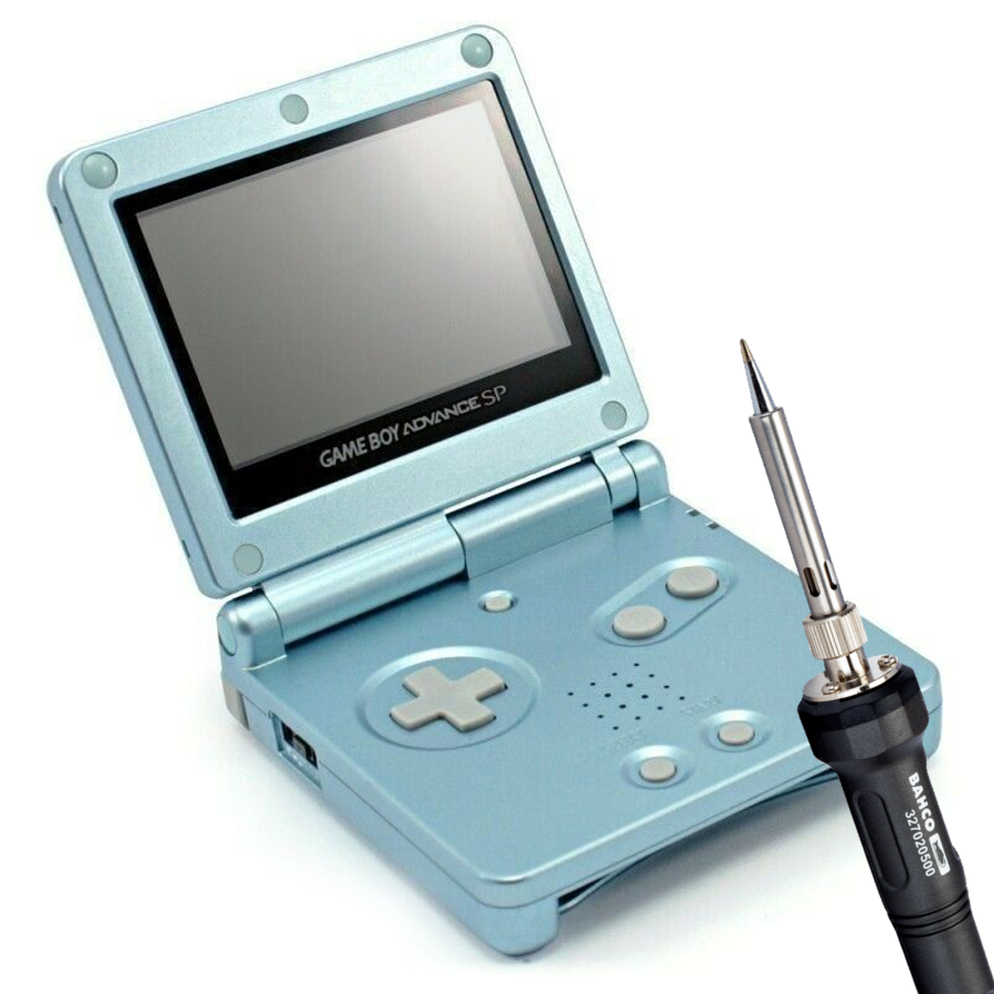 Game Boy Advance SP: Repair/Recap/Modding Service (IT Only). Insured Delivery Included
