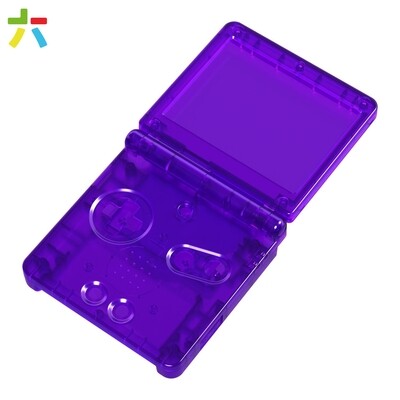 Game Boy Advance SP Shell (Clear Purple)
