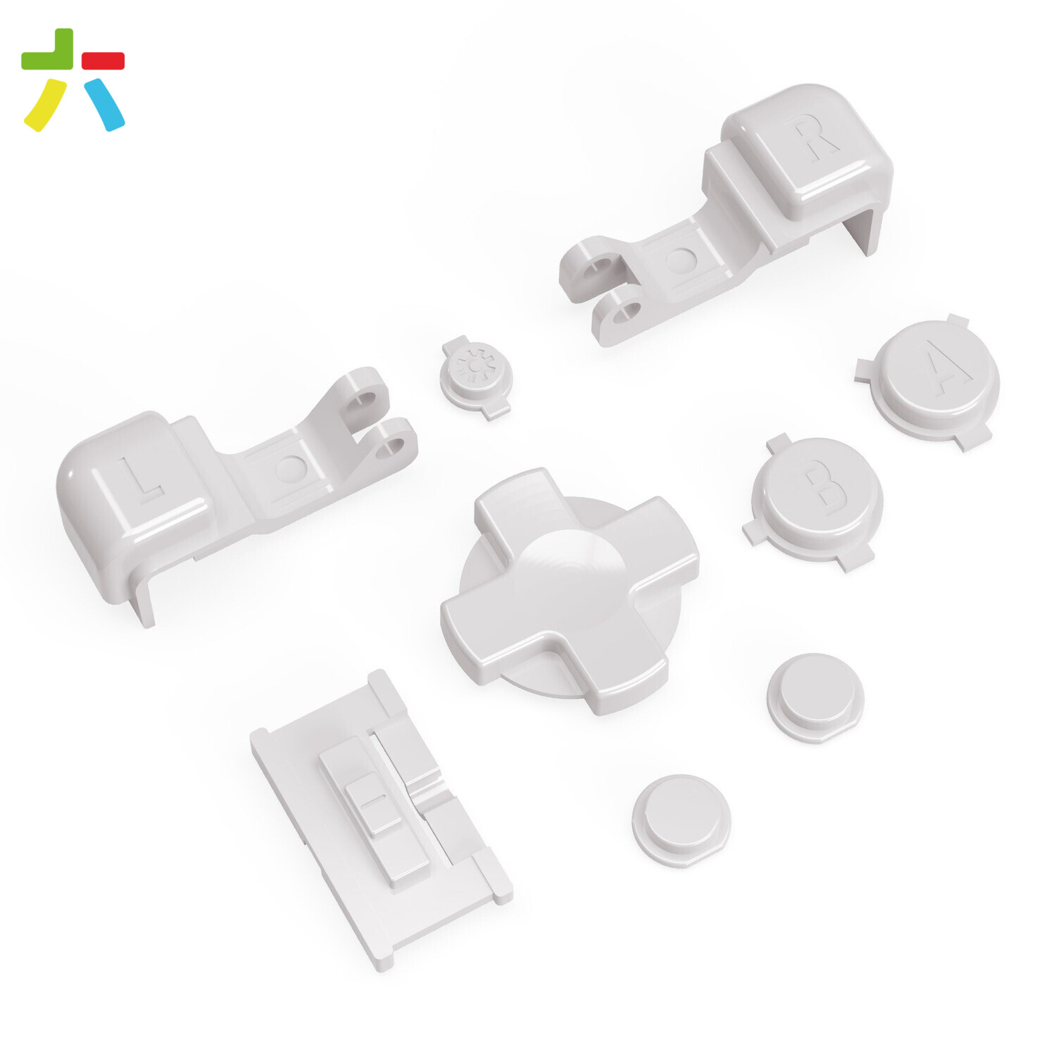 Game Boy Advance SP Buttons (White)