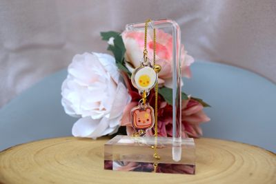 Breakfast Egg &amp; Toast Charm Bracelet