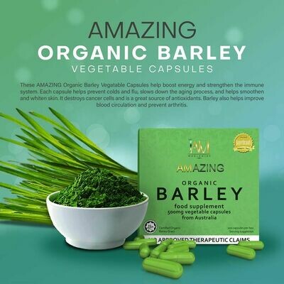 Amazing Organic Barley Capsules