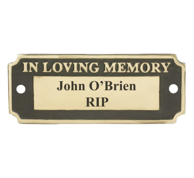 Memorial Plaques