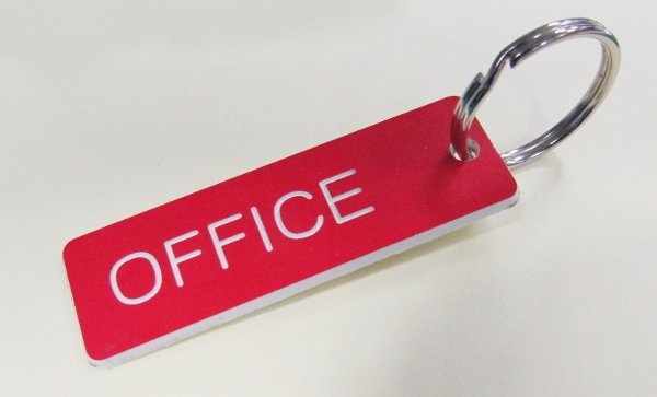 1.5mm engraved laminate 75 x 25mm labels ( From €1.85 each)
