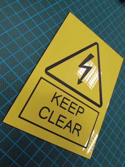 1.5mm engraved laminate 200 x 100mm labels ( From €7.95 each)