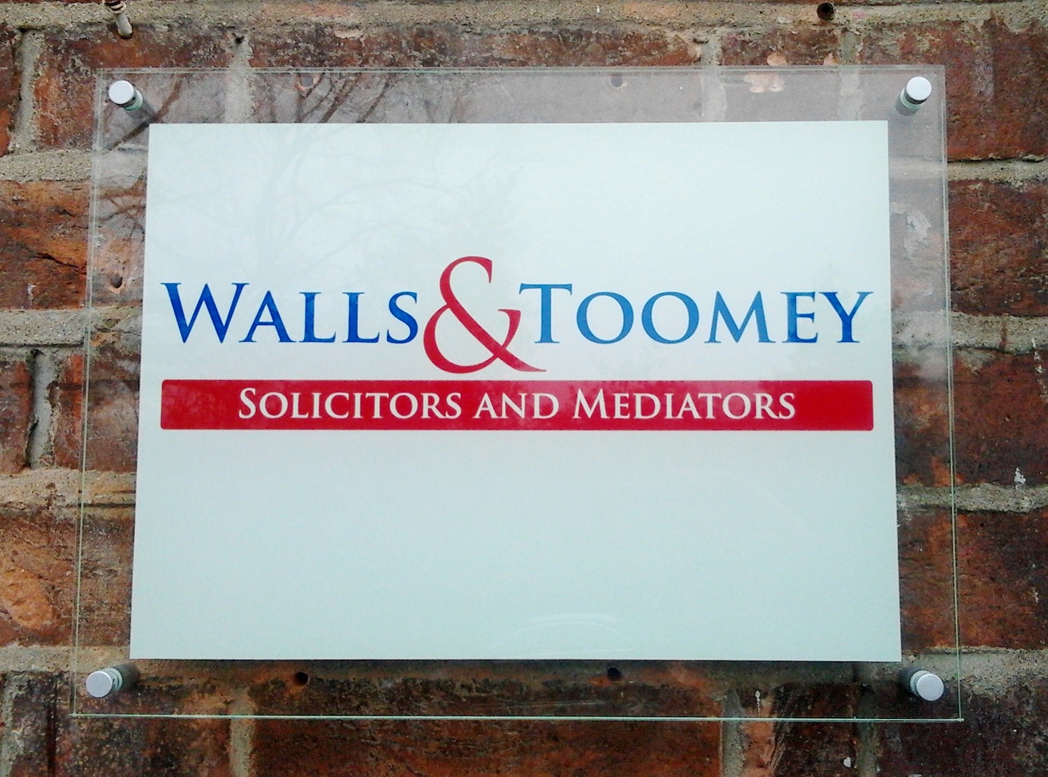 300 x 400mm Acrylic Nameplate