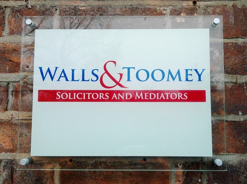 300 x 400mm Acrylic Nameplate