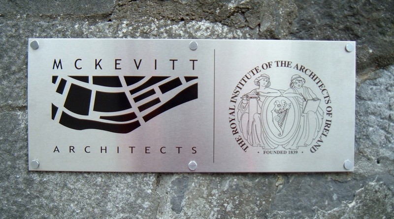 300 x 400mm Stainless Steel Nameplate