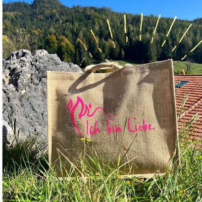 "ALLI" JUTE ALLROUNDER BAG PINK