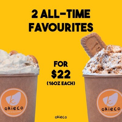 2 for $22 (The Classic & Speculoos)