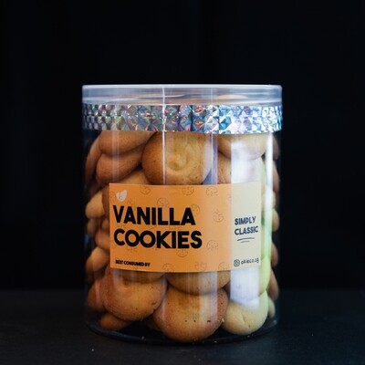 Bottle of Vanilla Cookies (300g)