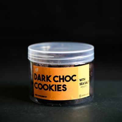 20 x Mini Dark Choc Seasalt Cookie Bottles (~100g)