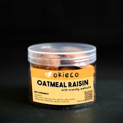 10 x Mini Oatmeal Raisin Cookie Bottles (~100g)