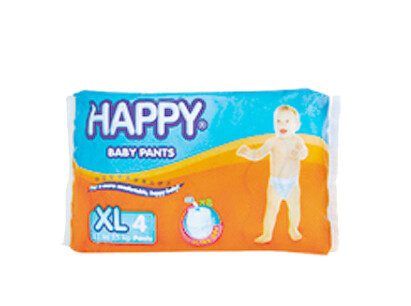 HAPPY BABY PANTS DIAPER XL 4'