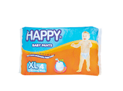 HAPPY BABY PANTS DIAPER XL 4'