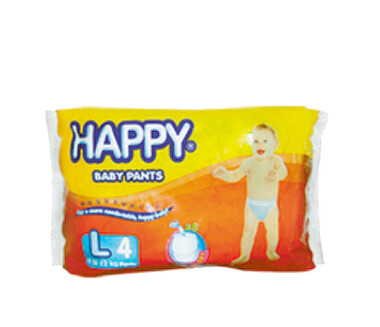 HAPPY BABY PANTS DIAPER L 4'