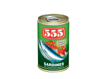 555 SARDINES GREEN 155G