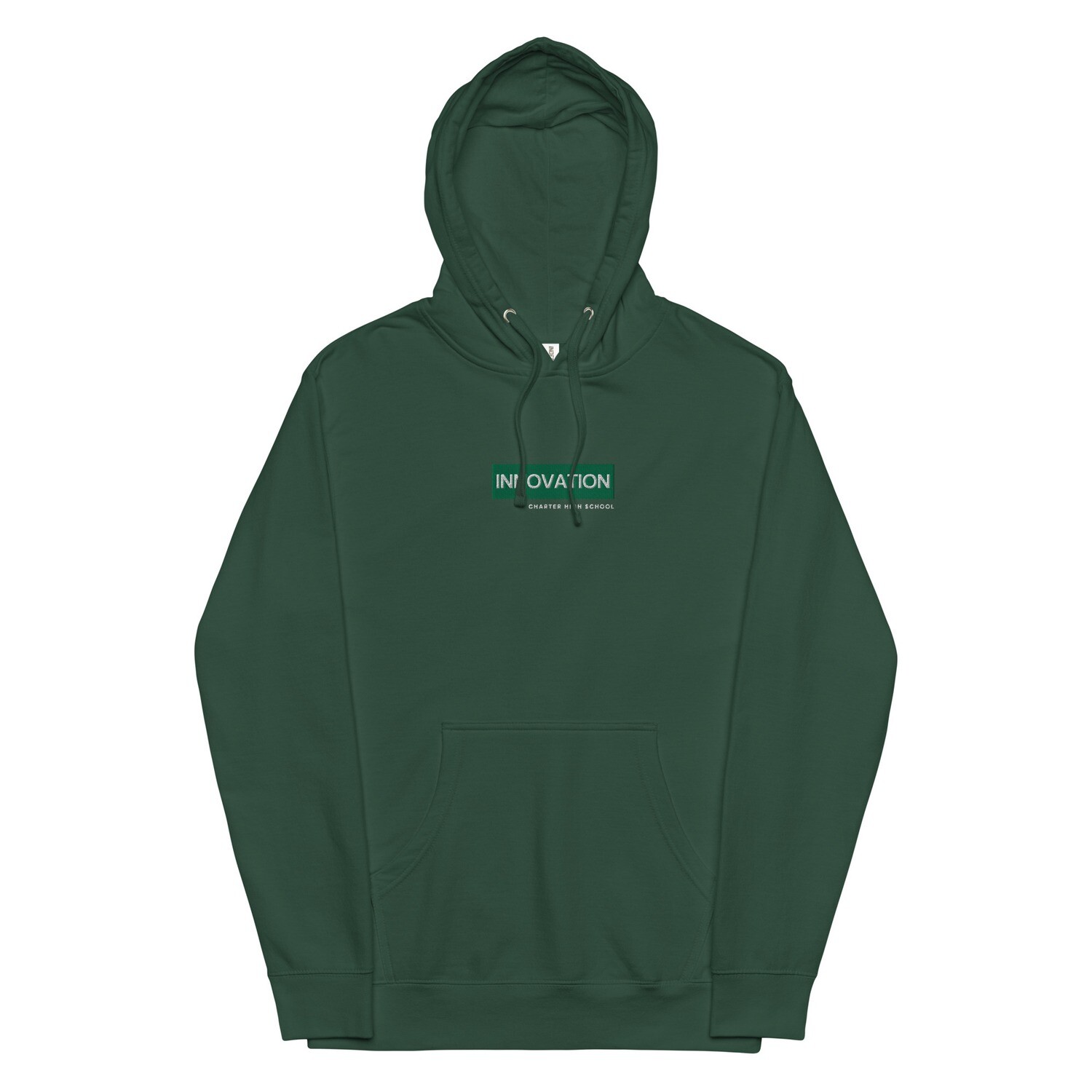 Double Green Box Logo Hoodie - Midweight