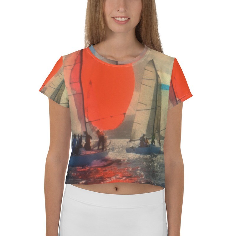 All-Over Print Crop Tee