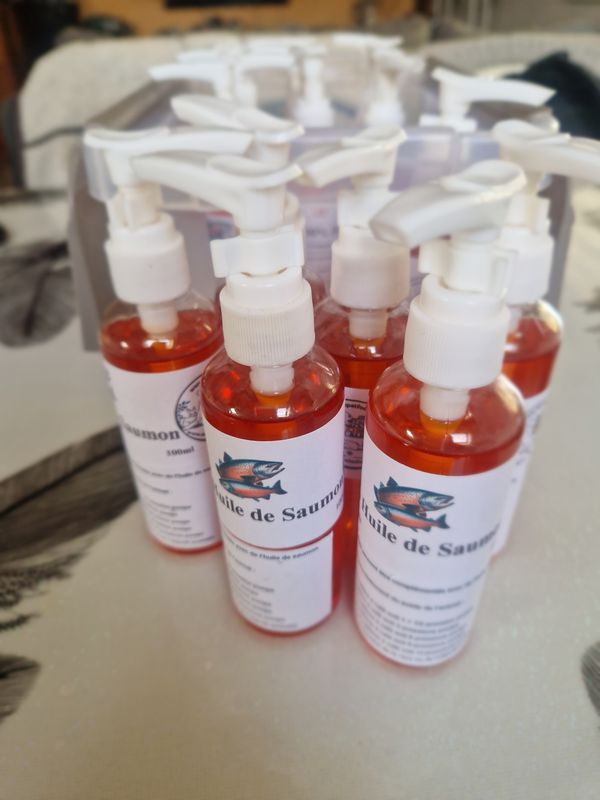 Huile de saumon artisanale et naturelle