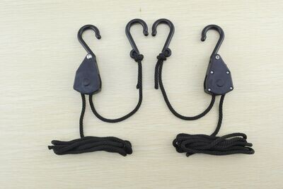 Mini S-Hook Ratchet Hanger (Pair)