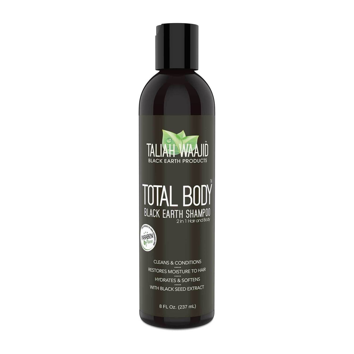 Taliah Waajid Total Body Black Earth Shampoo 8 oz.