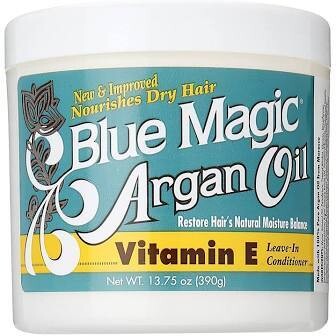 Blue Magic Argan Oil leave-in conditioner with vitamin E 13.75oz (Andy&#39;s)