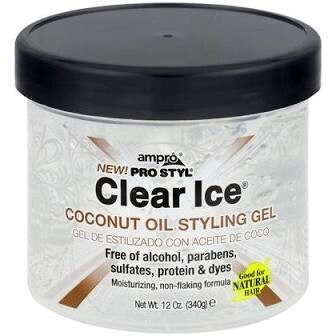 Ampro Pro Styl Clear Ice Coconut Oil Styling Gel 12 oz.