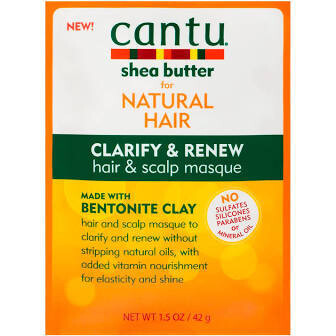 Cantu Naturals Clarify &amp; Renew Hair &amp; Scalp Masque 1.5 oz.