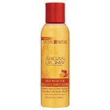 Creme Of Nature Argan Oil Heat Protector Shine Polisher 4 oz.