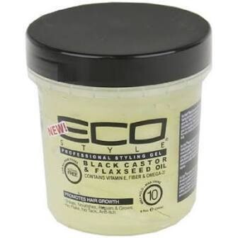 Eco Style Gel Black Castor Oil 8 oz.