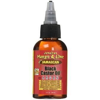 Jamaican Mango &amp; Lime Black Castor Oil Argan 2 oz.