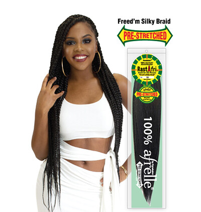 RastAfri Freed&#39;m Silky Braid Pre-Stretched